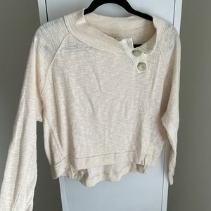 light pink free people sweater